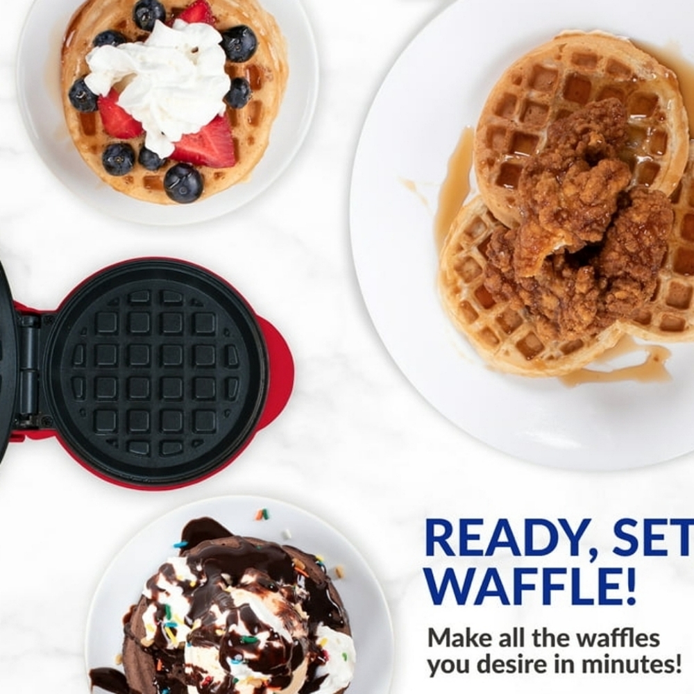 Mini griddle & waffle maker - Picture 7 of 13